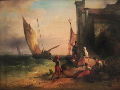 Familia de pescadores de Chioggia de Friedrich Gauermann